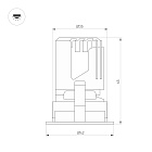 Светильник MS-ARADO-BUILT-R35-3W Warm3000 (WH-WH, 36 deg, 230V) (Arlight, IP20 Металл, 5 лет) Lednikoff