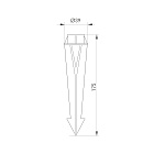 Основание для светильника ALT-SPIKE-175 (BK) (Arlight, Пластик) Lednikoff