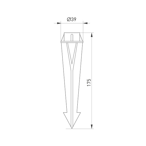 Основание для светильника ALT-SPIKE-175 (BK) (Arlight, Пластик) Lednikoff