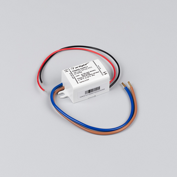 Блок питания ARJ-SP-09700-PFC (6W, 5-9V, 700mA) (Arlight, IP44 Пластик, 5 лет) Lednikoff