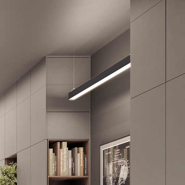 Профиль LINE-6070-2000 ANOD BLACK (Arlight, Алюминий) Lednikoff