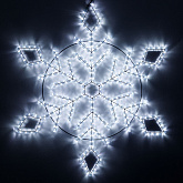 Фигура светодиодная ARD-SNOWFLAKE-M9-900x900-360LED White (230V, 22W) (Ardecoled, IP65, 1 год)
