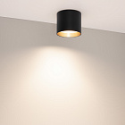Светильник SP-BISCOTTO-R90-8W Warm3300-MIX (BK-GD, 80 deg, 230V) (Arlight, IP54 Металл, 5 лет) Lednikoff