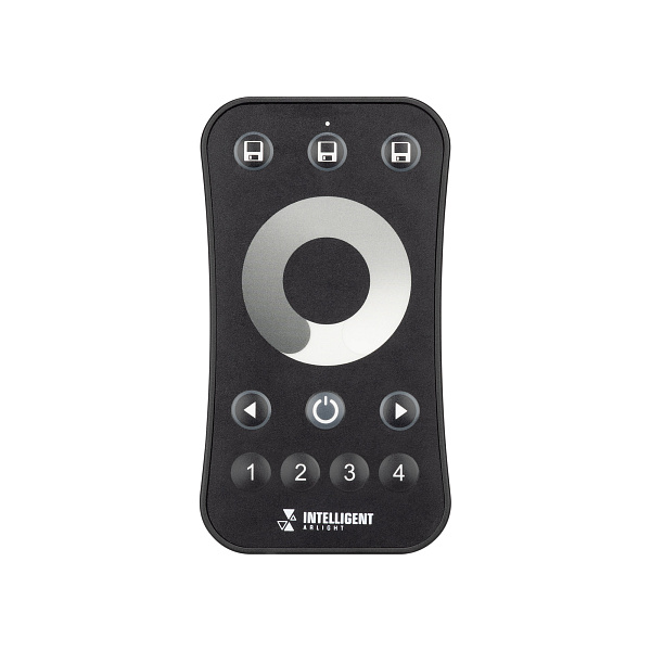 INTELLIGENT ARLIGHT Пульт SMART-801-52-4G-3SC-DIM Black (3V, 2.4G) (IARL, IP20 Пластик, 5 лет) Lednikoff
