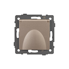 Механизм розетки влагозащищённый SCT-MCP-PL-GD-V (250V, 16A) (Arlight, -) Lednikoff