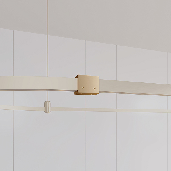Коннектор прямой ART-APRIORI-CON-H (GD, горизонтальный) (Arlight, IP20 Металл, 3 года)