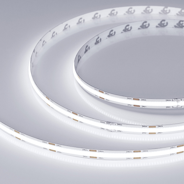 Светодиодная лента герметичная COB-NANO-X544-8mm 24V White6000 (11.5W/m, IP65, CSP, 5m) (Arlight, -) Lednikoff