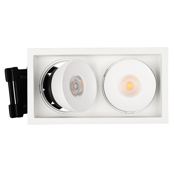 Светильник CL-SIMPLE-S148x80-2x9W Day4000 (WH, 45 deg) (Arlight, IP20 Металл, 3 года) Lednikoff