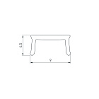 Экран W10-2000 OPAL (Arlight, Пластик) Lednikoff