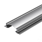 Профиль с экраном ALM-ARC-DOUBLE-2000 ANOD+FROST (Arlight, Алюминий) Lednikoff