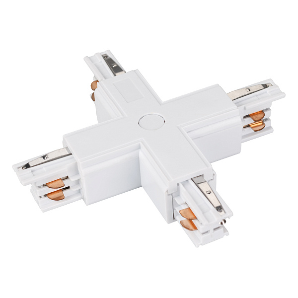 Коннектор крестовой LGD-4TR-CON-X-WH (C) (Arlight, IP20 Пластик, 3 года) Lednikoff