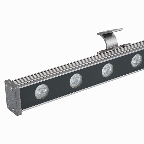 Светодиодный прожектор AR-LINE-1000S-18W-24V RGB (Grey, 30 deg, DMX512) (Arlight, Закрытый) Lednikoff