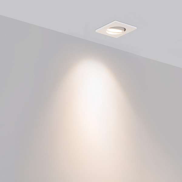 Светодиодный светильник LTM-S60x60WH 3W Warm White 30deg (Arlight, IP40 Металл, 3 года) Lednikoff