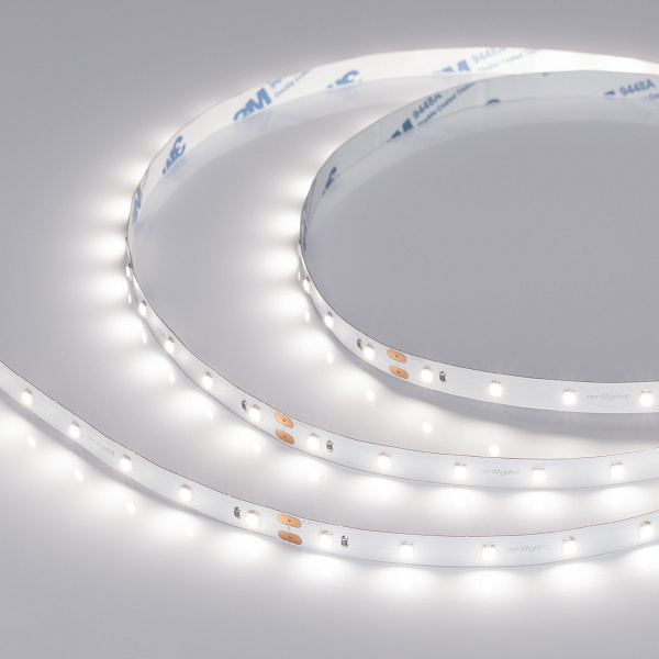 Светодиодная лента NT-A60-8mm 24V White6000 (4.8 W/m, IP20, 3528, 5m) (Arlight, Открытый) Lednikoff