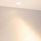 Светильник MS-ARADO-BUILT-R75-12W Warm3000 (WH-WH, 24 deg, 230V) (Arlight, IP20 Металл, 5 лет) Lednikoff