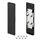 Заглушка SL-LINE-25100-DUAL BLACK глухая (Arlight, Пластик) Lednikoff