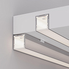 Профиль с экраном SL-SLIM20-H20-2000 ANOD+OPAL (Arlight, Алюминий) Lednikoff