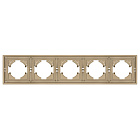 Рамка пластиковая FRM-TENDO-SFPL-5-GD (Arlight, Матовый песочный) Lednikoff