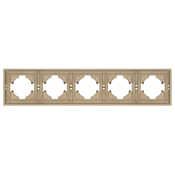 Рамка пластиковая FRM-TENDO-SFPL-5-GD (Arlight, Матовый песочный) Lednikoff