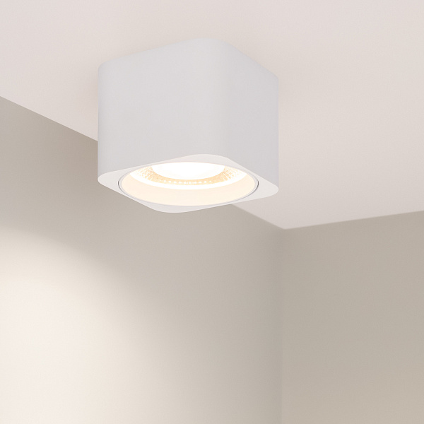 Светильник SP-DICE-S78x78-10W Day4000 (WH, 24 deg, 230V) (Arlight, IP54 Металл, 5 лет) Lednikoff