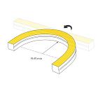 Светодиодная лента герметичная MOONLIGHT-SIDE-X280-20x20mm 24V Warm3000 (10 W/m, IP67, 15m, wire x1) (Arlight, Вывод боковой, 5 лет)