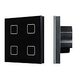 INTELLIGENT ARLIGHT Сенсорная панель DALI-301-11-IN Black (BUS/24V, Backlight) (IARL, IP20 Пластик, 5 лет)