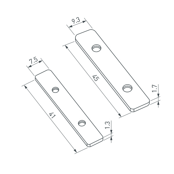 Соединитель профиля LINE-6070-180 Set (Arlight, Металл) Lednikoff
