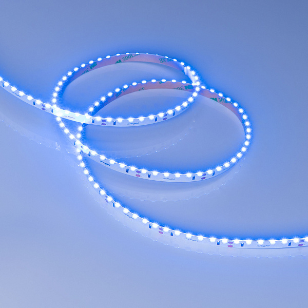 Светодиодная лента RS-S120-8mm 24V Blue (9.6 W/m, IP20, 3014, 5m) (Arlight, боковое свечение) Lednikoff