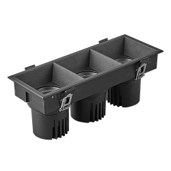 Светильник MS-FLOW-BUILT-S230x85-3x6W Day4000 (BK, 15 deg, 230V) (Arlight, IP20 Металл, 5 лет)