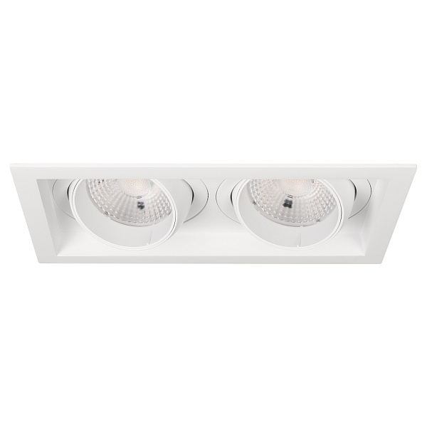 Светильник MS-VORTEX-BUILT-S250x140-2x30W Warm3000 (WH-WH, 50 deg, 230V) (Arlight, IP20 Металл, 5 лет) Lednikoff