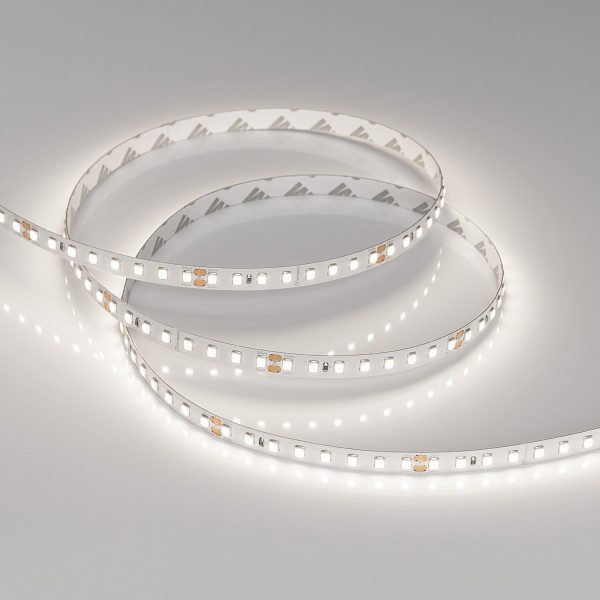 Светодиодная лента RT-A128-8mm 24V Day5000 (10 W/m, IP20, 5m) (Arlight, высок.эфф.150 лм/Вт) Lednikoff