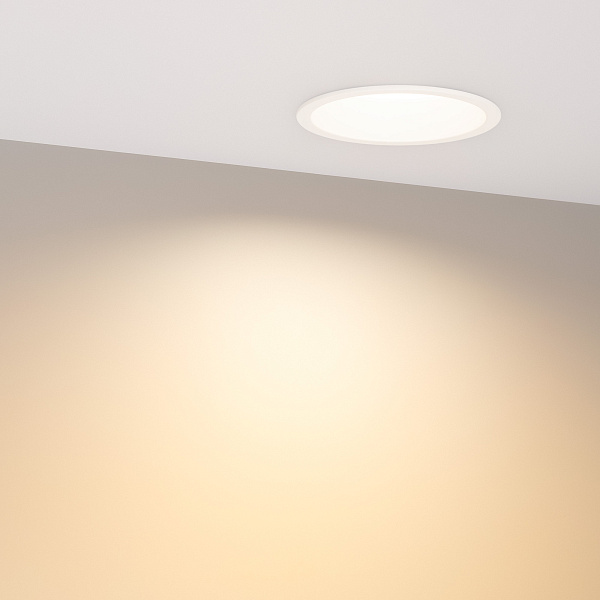 Светильник MS-BREEZE-BUILT-R104-12W Warm2700 (WH, 90 deg, 230V) (Arlight, IP20 Металл, 5 лет) Lednikoff