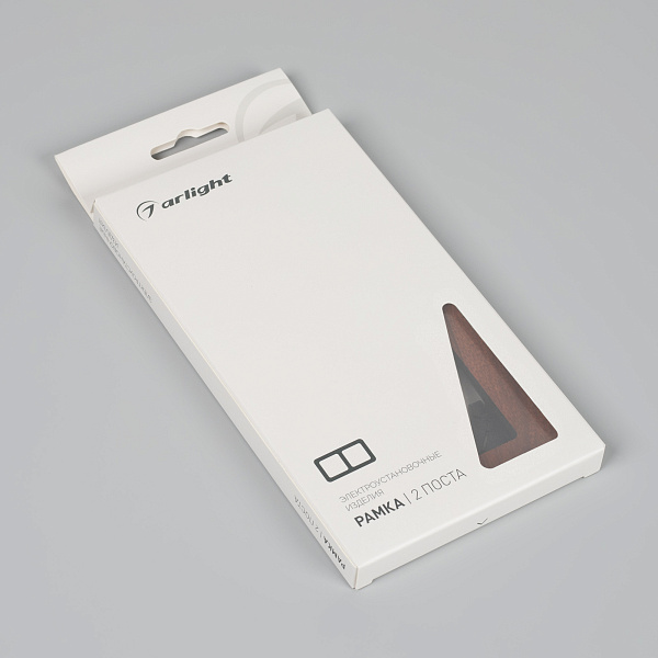 Рамка из натурального дерева FRM-XSILO-WD-2-NL (Arlight, -) Lednikoff