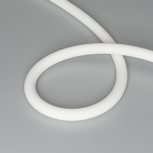 Светодиодная лента герметичная MOONLIGHT-TOP-A336-D18mm 24V Warm3000 360deg (14.4 W/m, IP65, 2835, 5m, wire x1) (Arlight, Вывод прямой, 3 года)