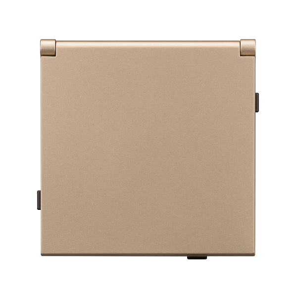 Механизм розетки влагозащищённый SCT-TENDO-MCP-PL-GD (230V, 16A) (Arlight, Песочный) Lednikoff