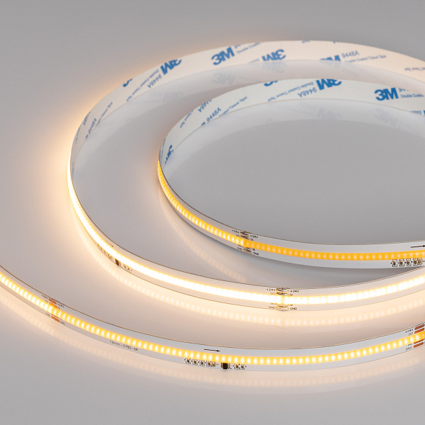 Светодиодная лента SPI-COB-X378-12mm 24V Warm2700-PX63-BPT (7 W/m, IP20, 5m) (Arlight, бегущий огонь) Lednikoff