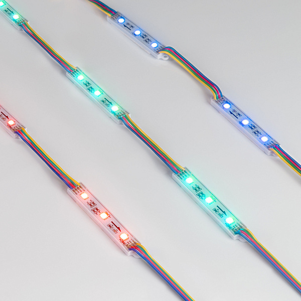 Модуль управляемый SPI-B3 12V RGB-RAM (0.6W, IP66, 120 deg) (Arlight, Пластик, 3 года) Lednikoff