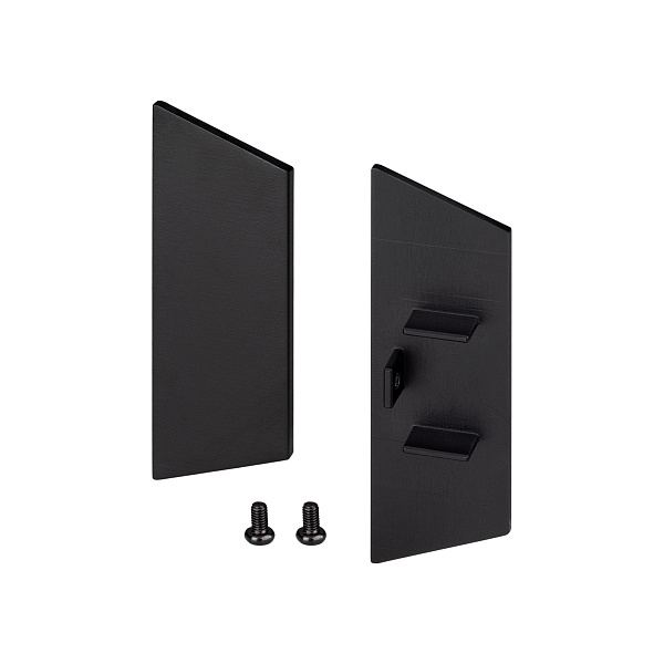 Заглушка WALL-2575 BLACK глухая (Arlight, Металл) Lednikoff