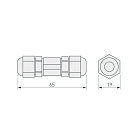 Соединитель KLW-2 (4-10mm, IP67) (Arlight, Пластик) Lednikoff