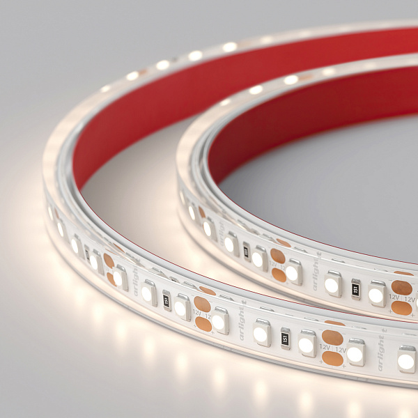 Светодиодная лента RTW2-5000PS 12V Day4000 2x (3528, 600 LED, LUX) (Arlight, 9.6 Вт/м, IP67) Lednikoff