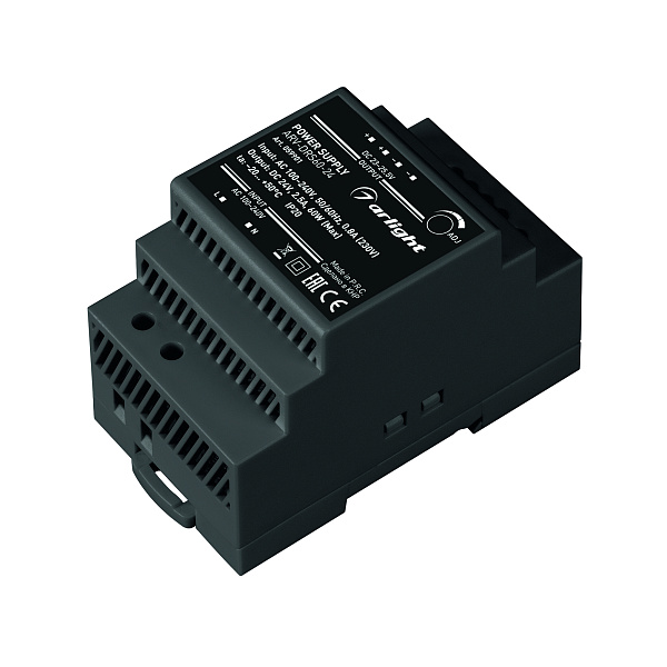 Блок питания ARV-DRS-60-24 (24V, 2.5A, 60W) (Arlight, IP20 DIN-рейка 5 лет) Lednikoff
