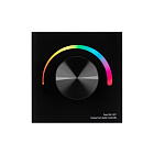 Панель SMART-P8-RGB-G-IN Black (12-24V, 3x4A, Rotary, 2.4G) (Arlight, IP20 Пластик, 5 лет) Lednikoff