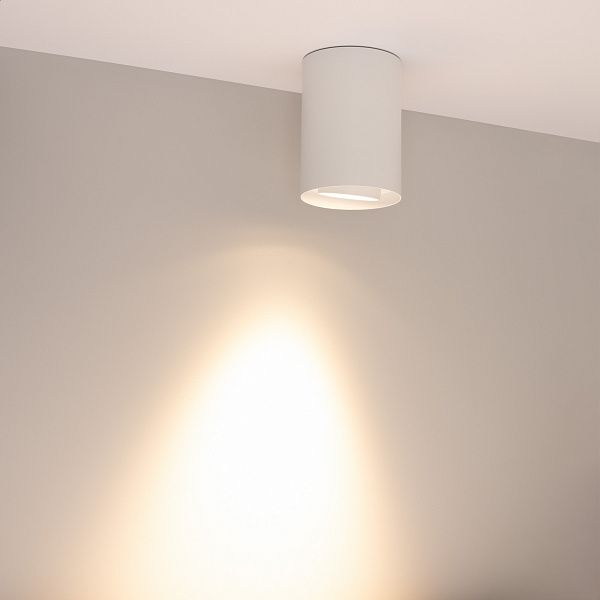 Светильник SP-FOCUS-R86-10W Warm3000 (WH, 36 deg, 230V) (Arlight, IP54 Металл, 5 лет) Lednikoff