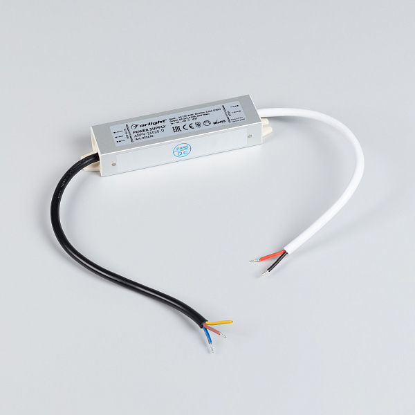 Блок питания ARPV-24020-D (24V, 0.8A, 20W) (Arlight, IP67 Металл, 3 года) Lednikoff