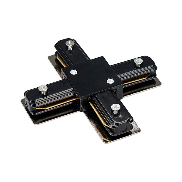 Крестовой коннектор LGD-B1P-X Black (Arlight, IP20 Пластик, 3 года) Lednikoff