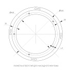 Светильник SP-TOR-RING-SURFACE-R600-42W Day4000 (WH, 120 deg) (Arlight, IP20 Металл, 3 года) Lednikoff