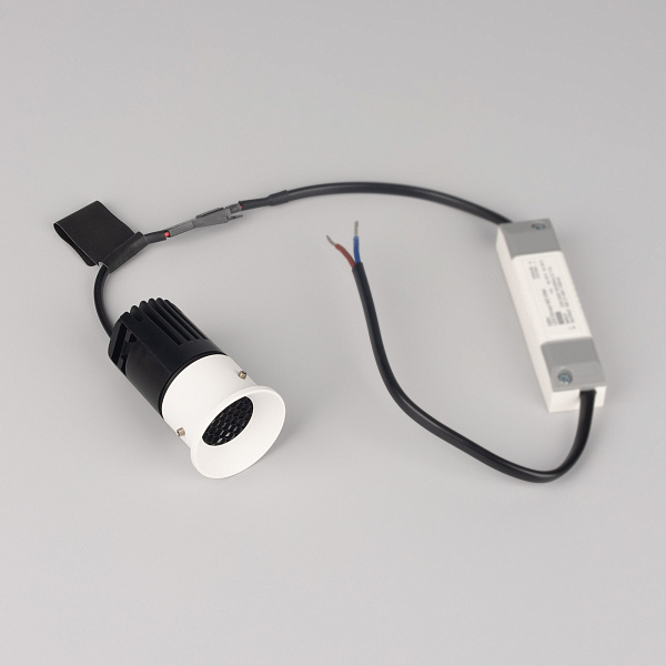Светильник безрамочный DL-INTRAL-R39-6W Warm3000 (Белый RAL9003, 50 deg, 230V) (Arlight, IP20 Металл, 5 лет) Lednikoff