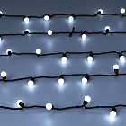 Светодиодная гирлянда ARD-BALL-CLASSIC-D17.5-20000-BLACK-200LED WHITE (230V, 14W) (Ardecoled, IP65) Lednikoff