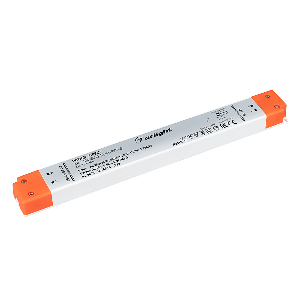 Блок питания ARV-SN48030-SLIM-PFC-B (48V, 0.63A, 30W) (Arlight, IP20 Пластик, 3 года) Lednikoff