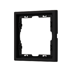 Рамка пластиковая FRM-NOBE-SFPL-1-BK (Arlight, Черный оникс)